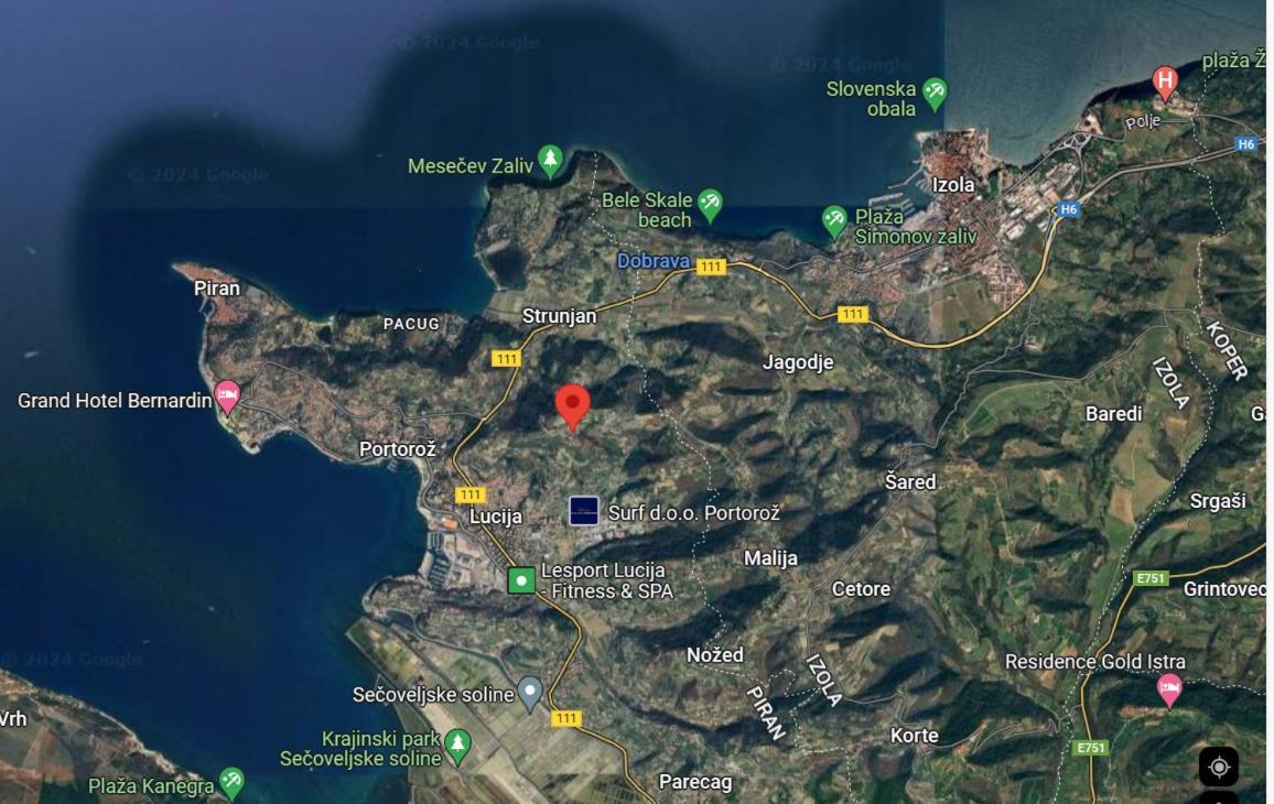 Apartma Ester Lucija Εξωτερικό φωτογραφία